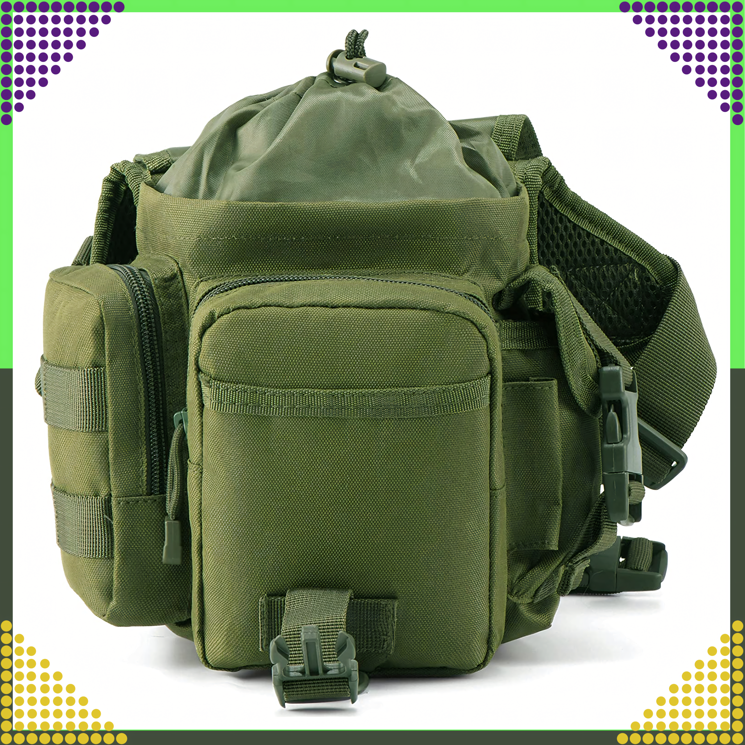 Torba Saszetka Biodrowa na Nogę Wojskowa Taktyczna Pojemna Militarna - obrazek 7
