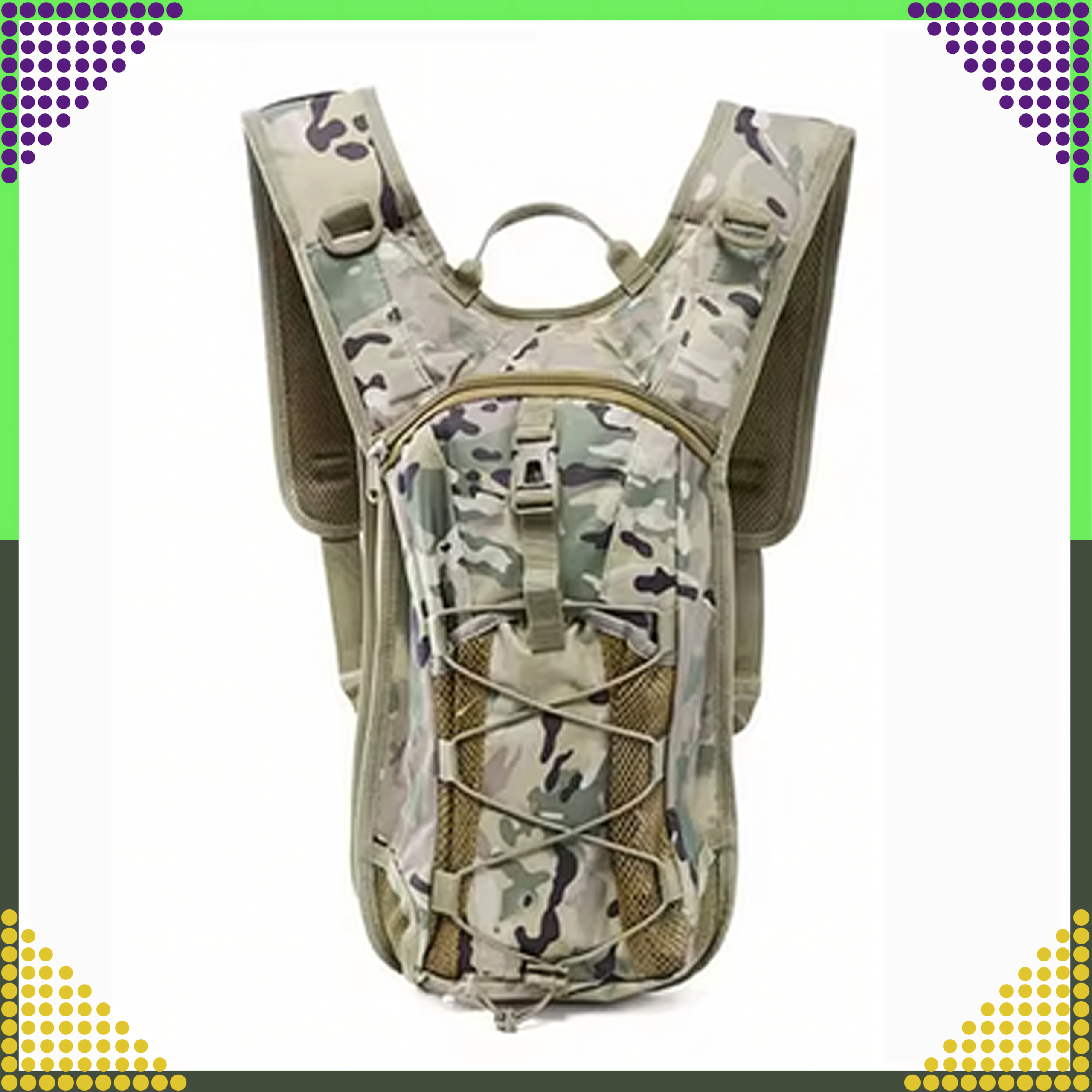 Plecak Rowerowy Górski Hydracyjny z Bukłakiem na Wodę 3L Survivalowy - obrazek 5