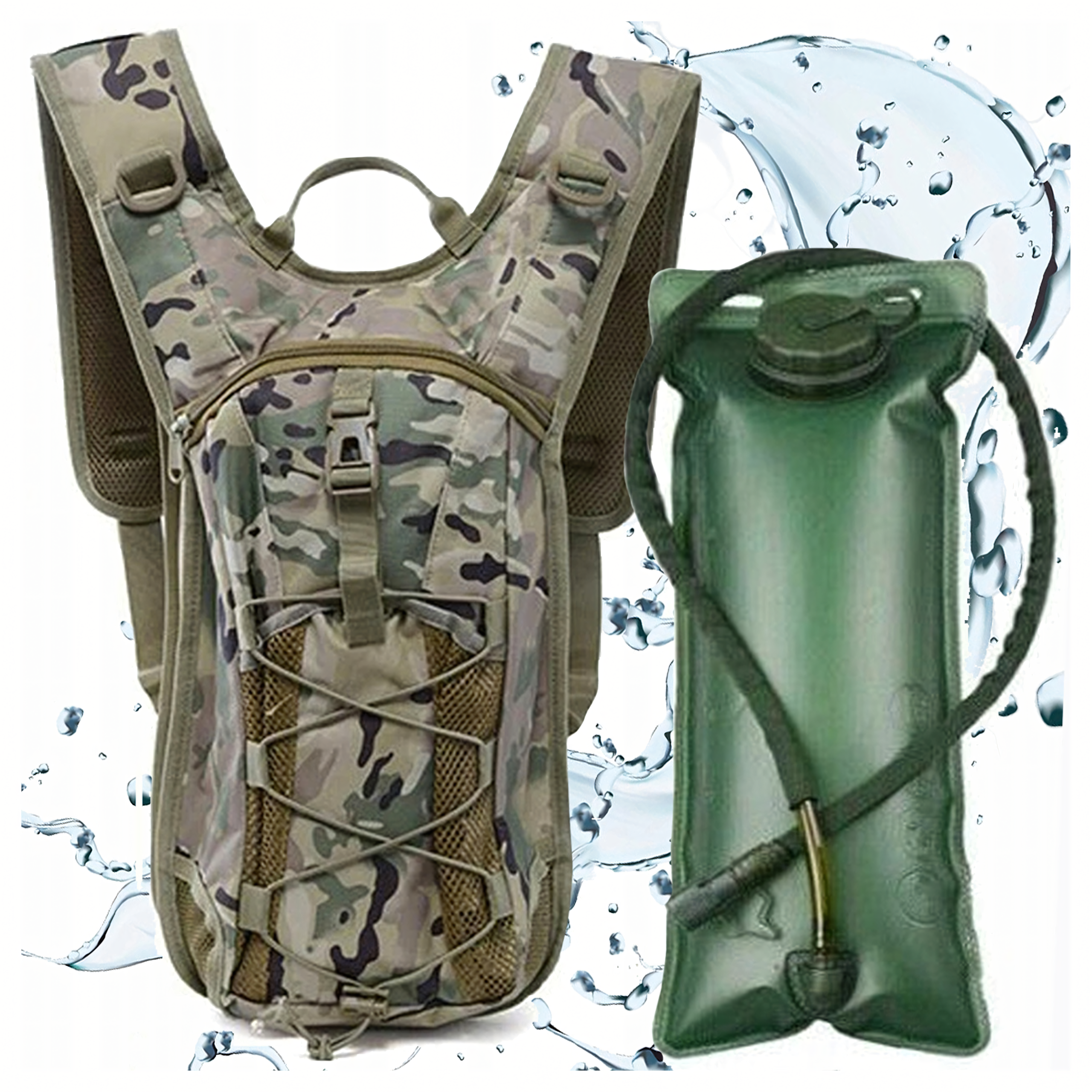 Plecak Rowerowy Górski Hydracyjny z Bukłakiem na Wodę 3L Survivalowy - obrazek 10