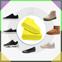 Wodoodporne Ochraniacze Nakładki na Buty na Deszcz Antypoślizgowe Kalosze M