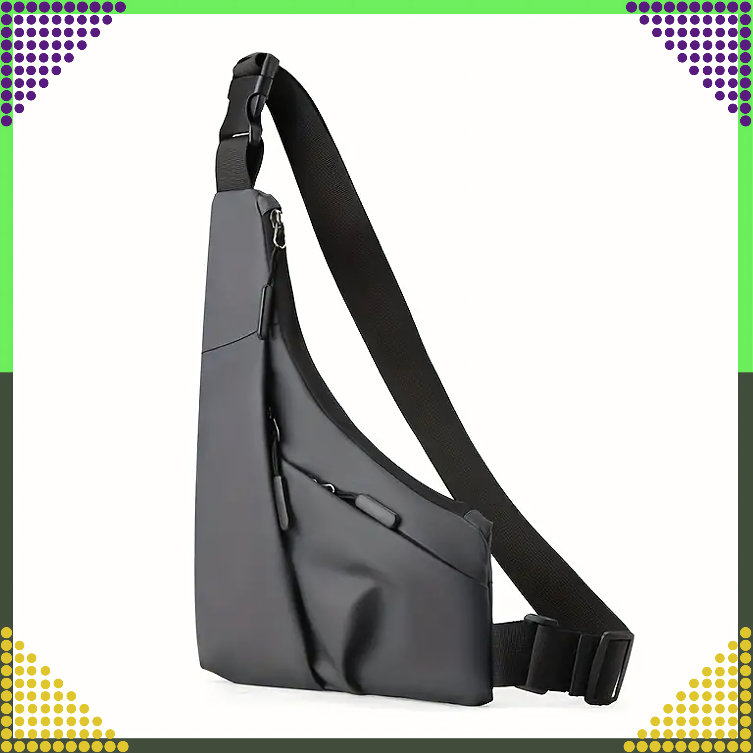 Nerka Plecak Torba na Ramię Saszetka Miejska Sportowa Męska Damska Szara - obrazek 3