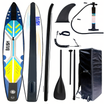 Deska Sup Paddle Board 420 cm Pompowana do Pływania Wytrzymała + Akcesoria