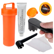 Zestaw Naprawczy do Desek SUP do Klejenia Kajak Pudełko Łaty Klej Klucz