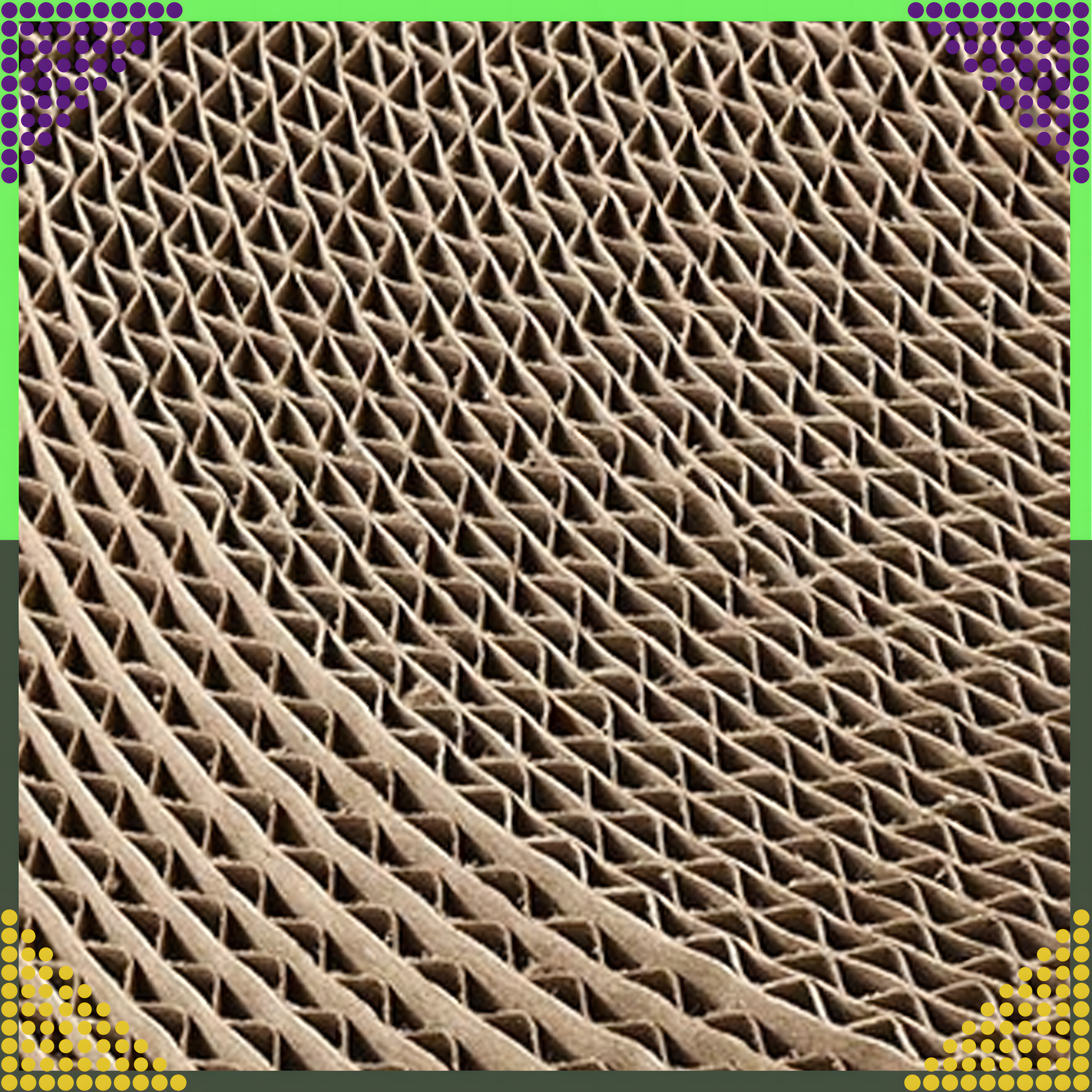 Drapak dla Kota Kartonowy Okrągły Miska Legowisko 50 cm do Drapania - obrazek 6