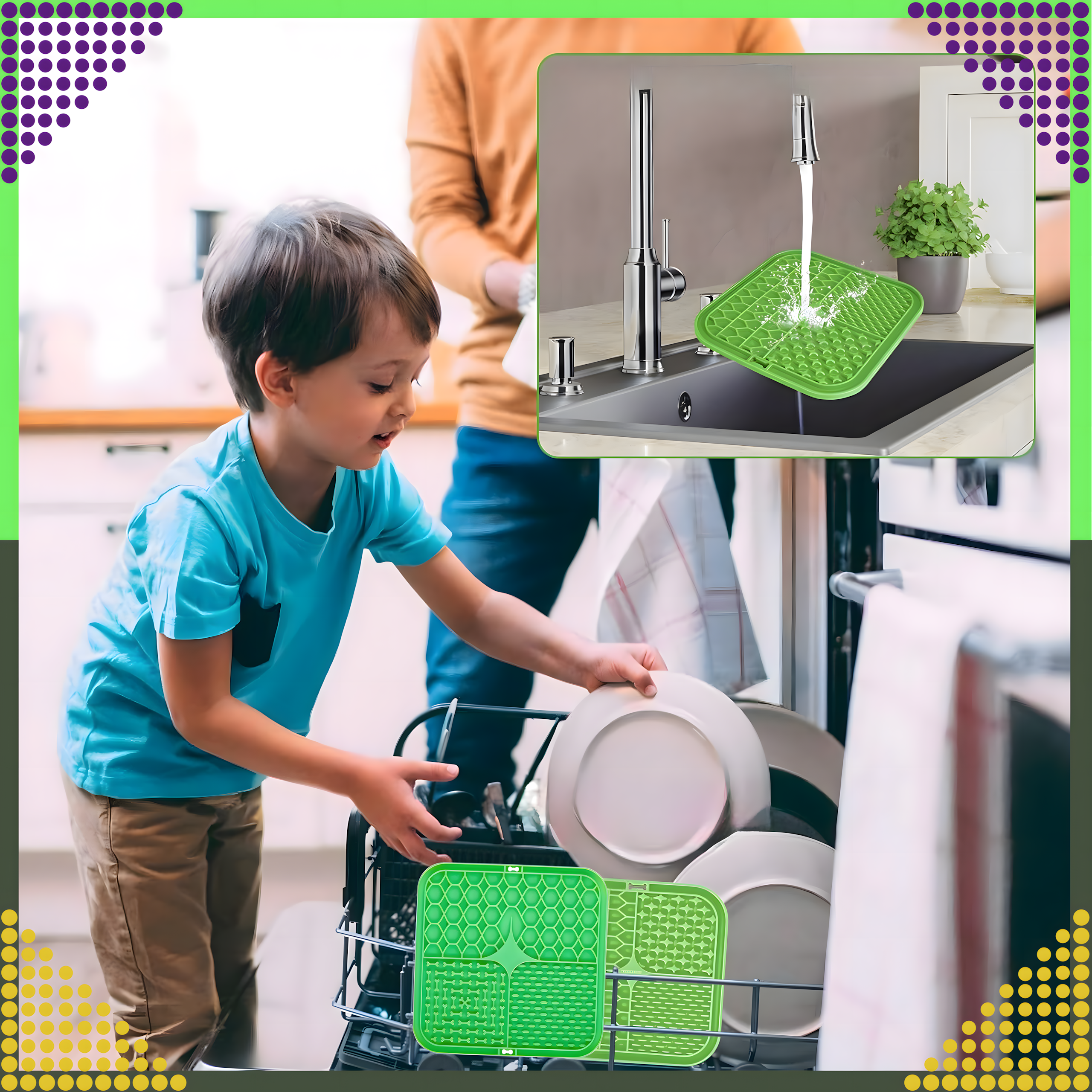 Mata Tacka do Lizania dla Psa Kota Antystresowa Uspokajająca Spowalniająca - obrazek 4