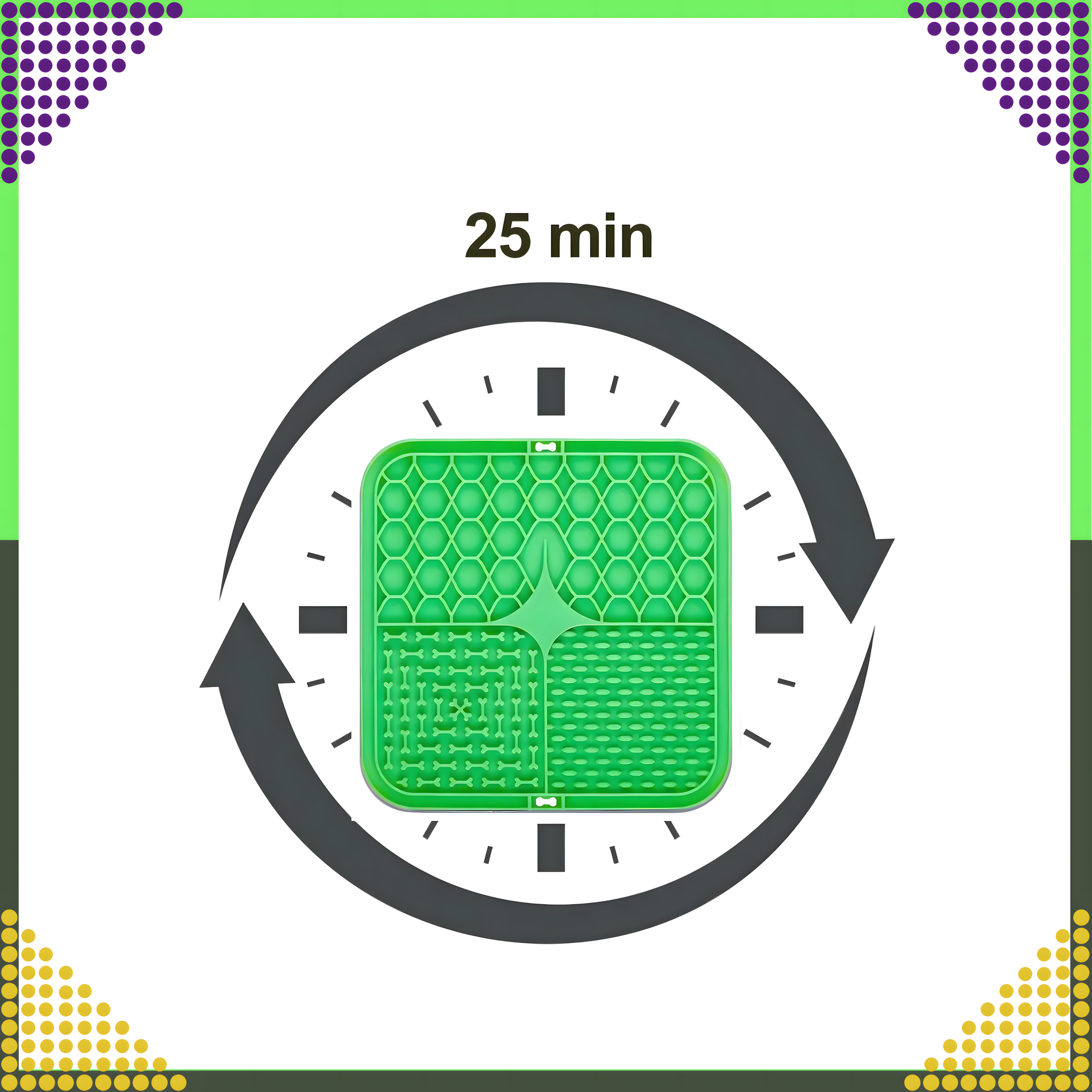 Mata Tacka do Lizania dla Psa Kota Antystresowa Uspokajająca Spowalniająca - obrazek 5