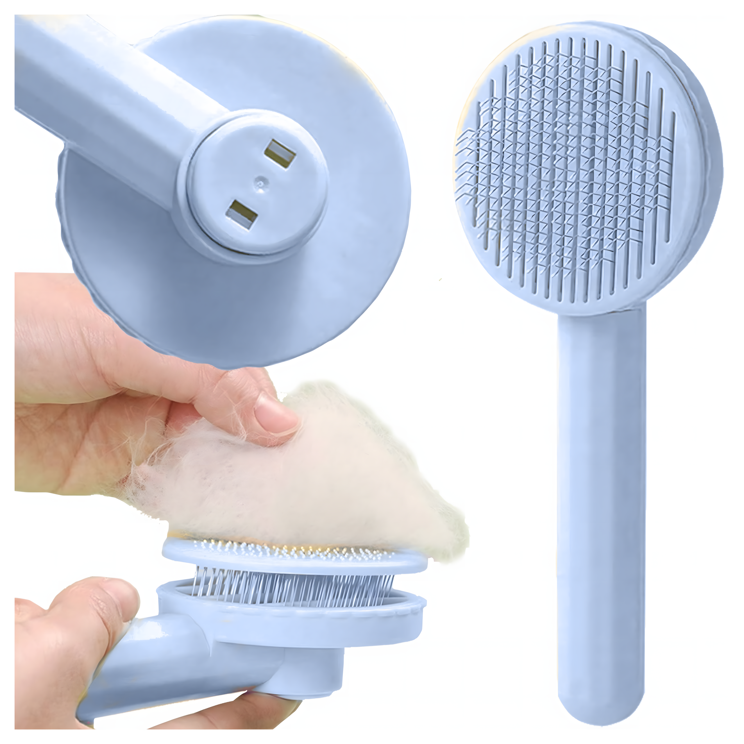 Szczotka Samoczyszcząca do Sierści dla Psa Kota Ergonomiczna Grzebień