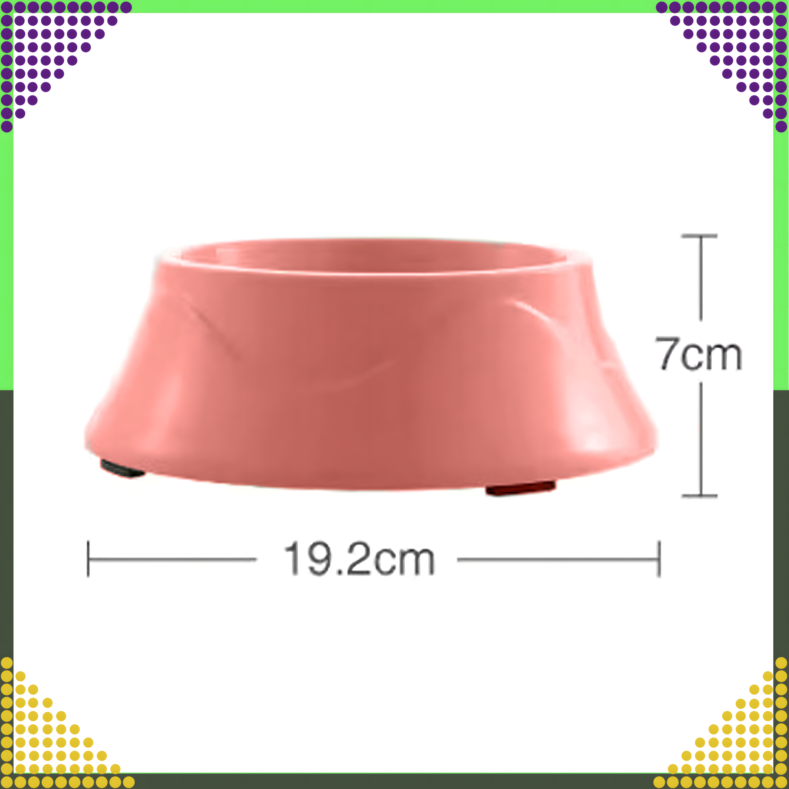 Podwójna Miska dla Psa Kota Metalowa 2w1 na Karmę Suchą Mokrą i Wodę - obrazek 7