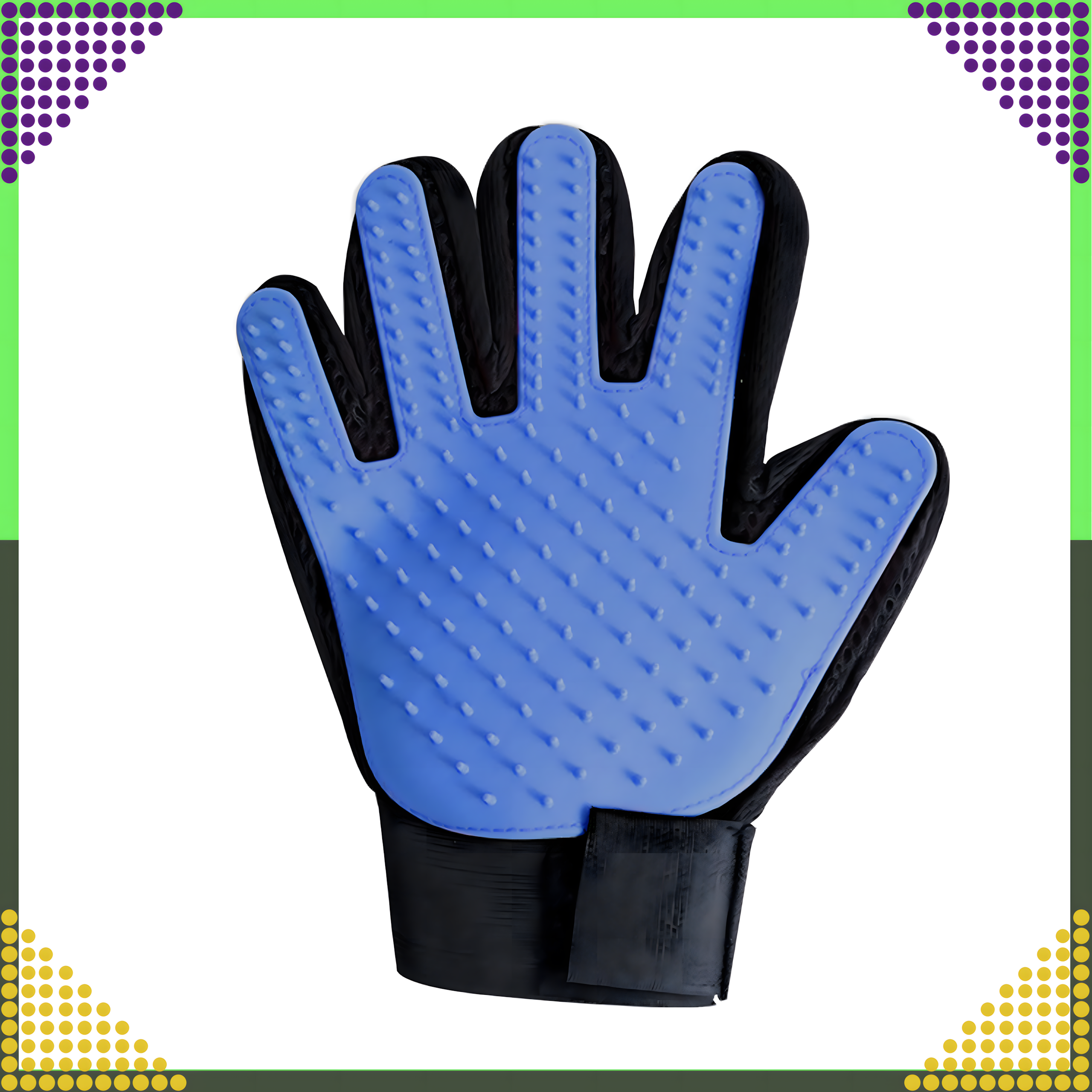 Rękawiczka Szczotka do Wyczesywania Sierści Drapania Mycia Masażu Psa Kota - obrazek 5