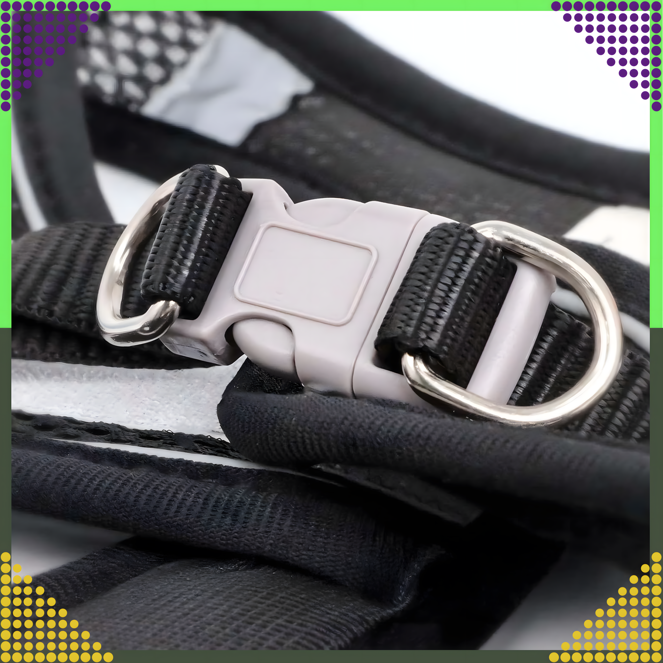 Mocne Szelki Bezuciskowe Smycz dla Małego Psa Kota Wytrzymałe Roz. M - obrazek 10