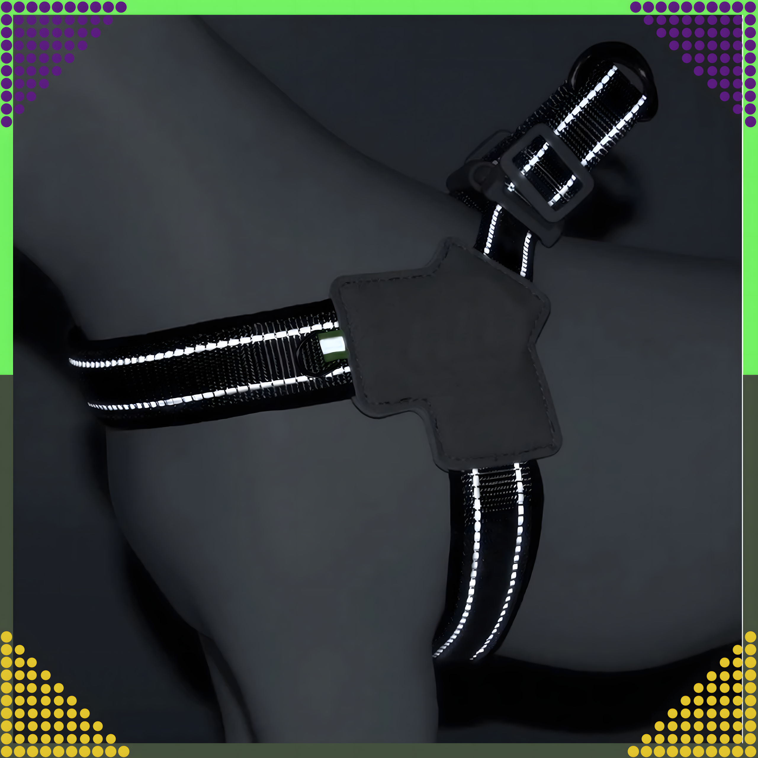 Mocne Szelki Bezuciskowe Smycz dla Małego Psa Kota Wytrzymałem Roz. S - obrazek 3