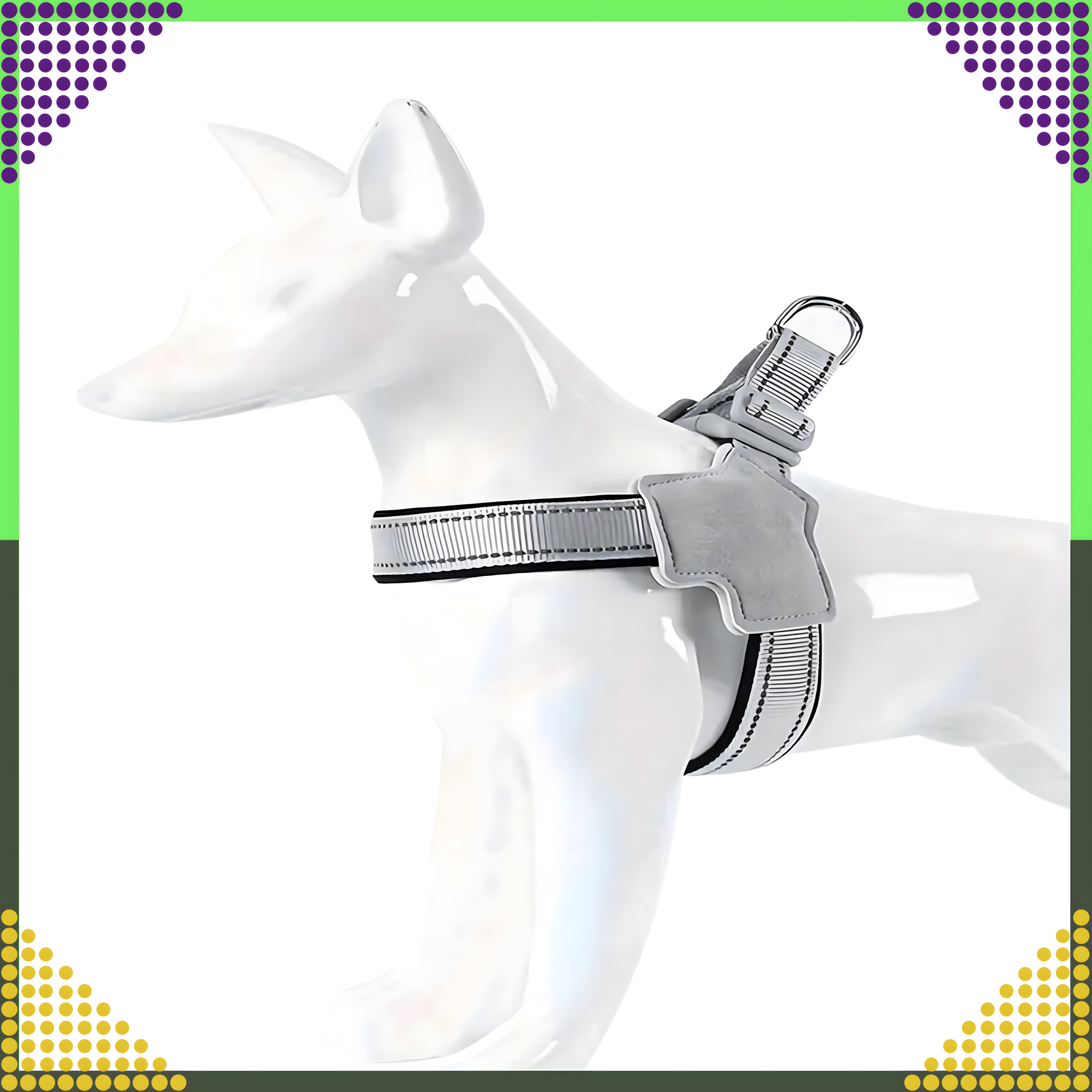 Mocne Szelki Bezuciskowe Smycz dla Małego Psa Kota Wytrzymałem Roz. S - obrazek 4