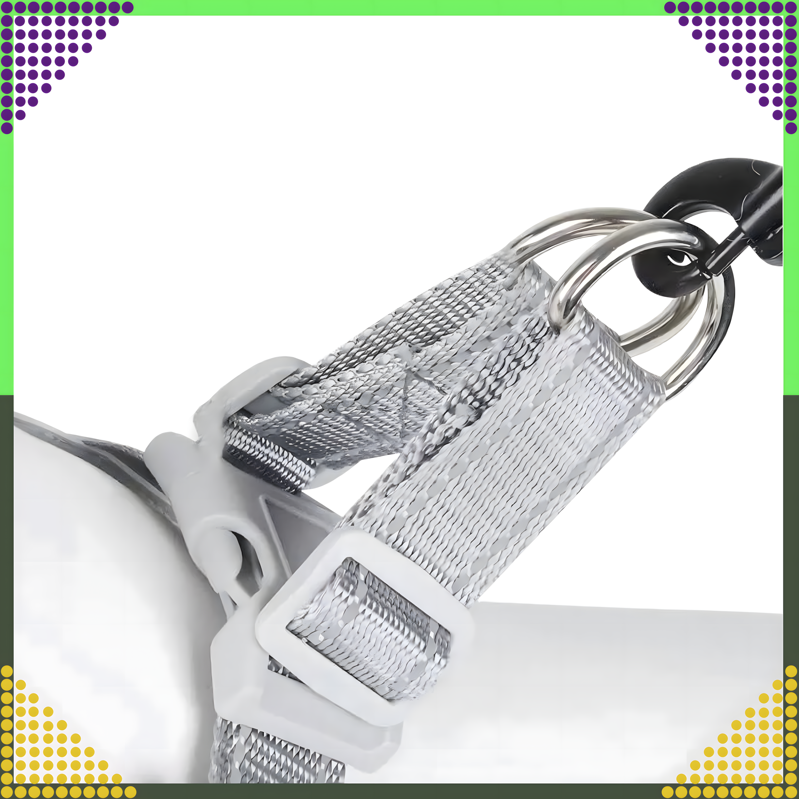 Mocne Szelki Bezuciskowe Smycz dla Małego Psa Kota Wytrzymałem Roz. S - obrazek 6