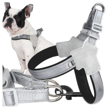 Mocne Szelki Bezuciskowe Smycz dla Małego Psa Kota Wytrzymałem Roz. L