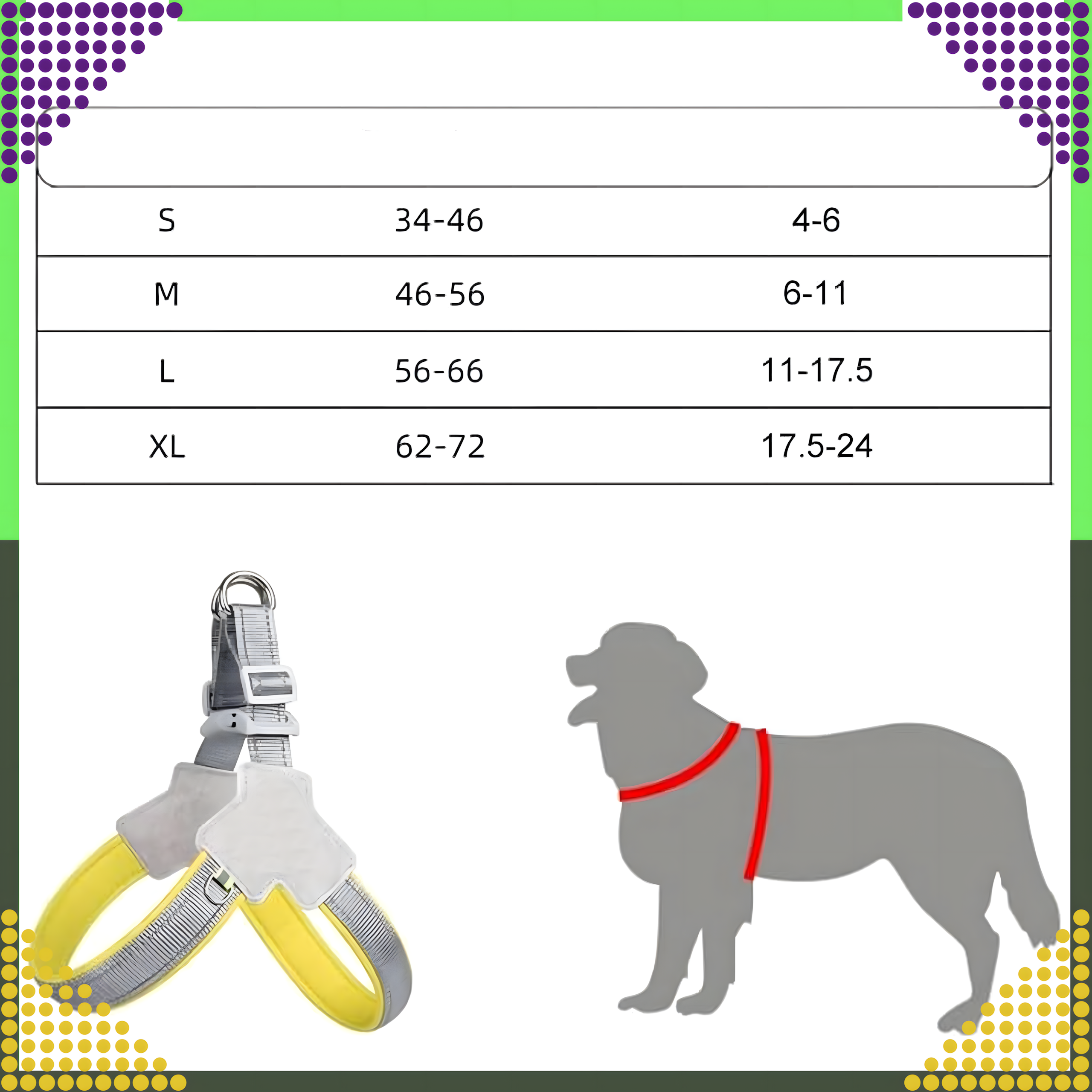 Mocne Szelki Bezuciskowe Smycz dla Małego Psa Kota Wytrzymałem Roz. L - obrazek 5