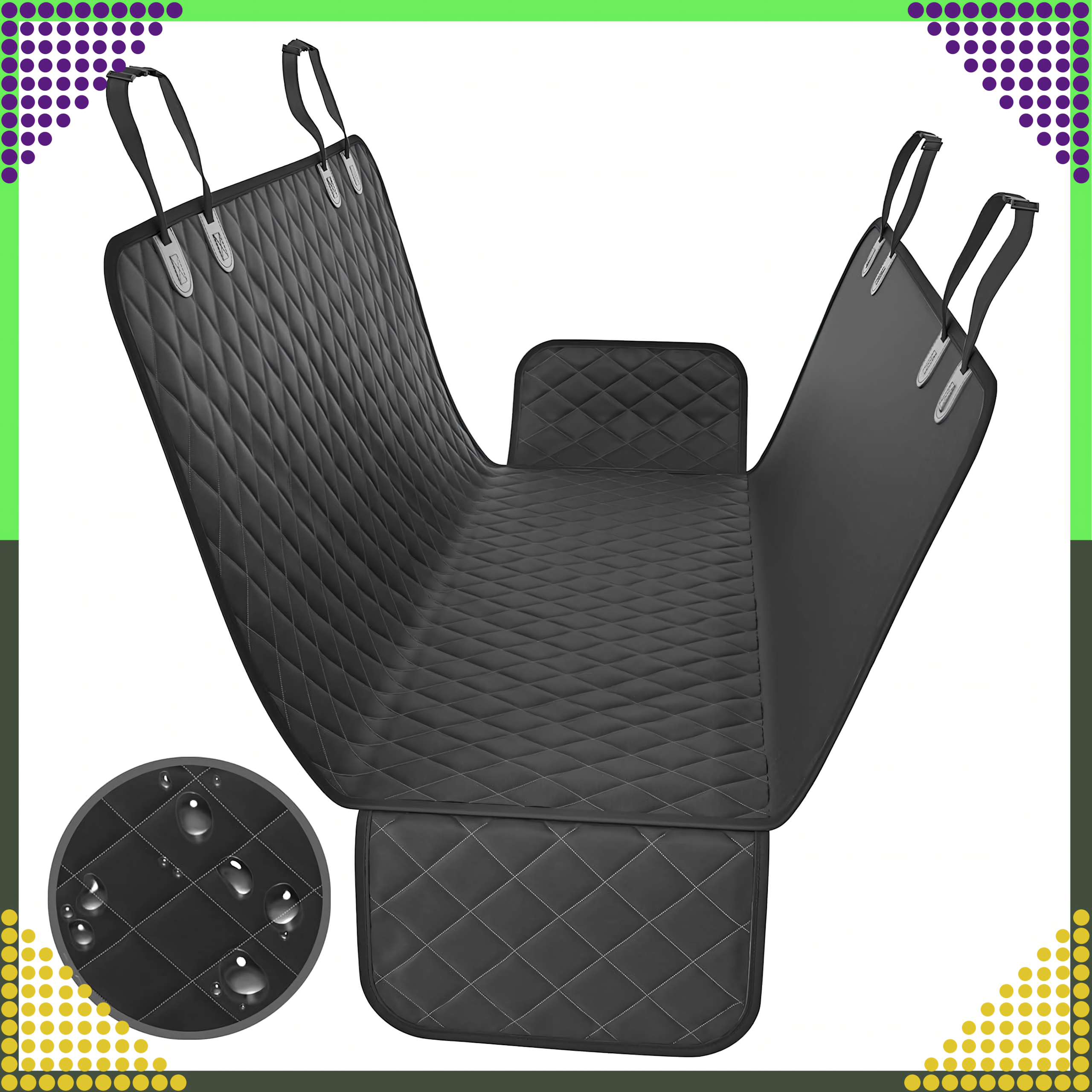 Mata dla Psa do Samochodu Pokrowiec Siedzenie Uniwersalna Samochodowa Duża