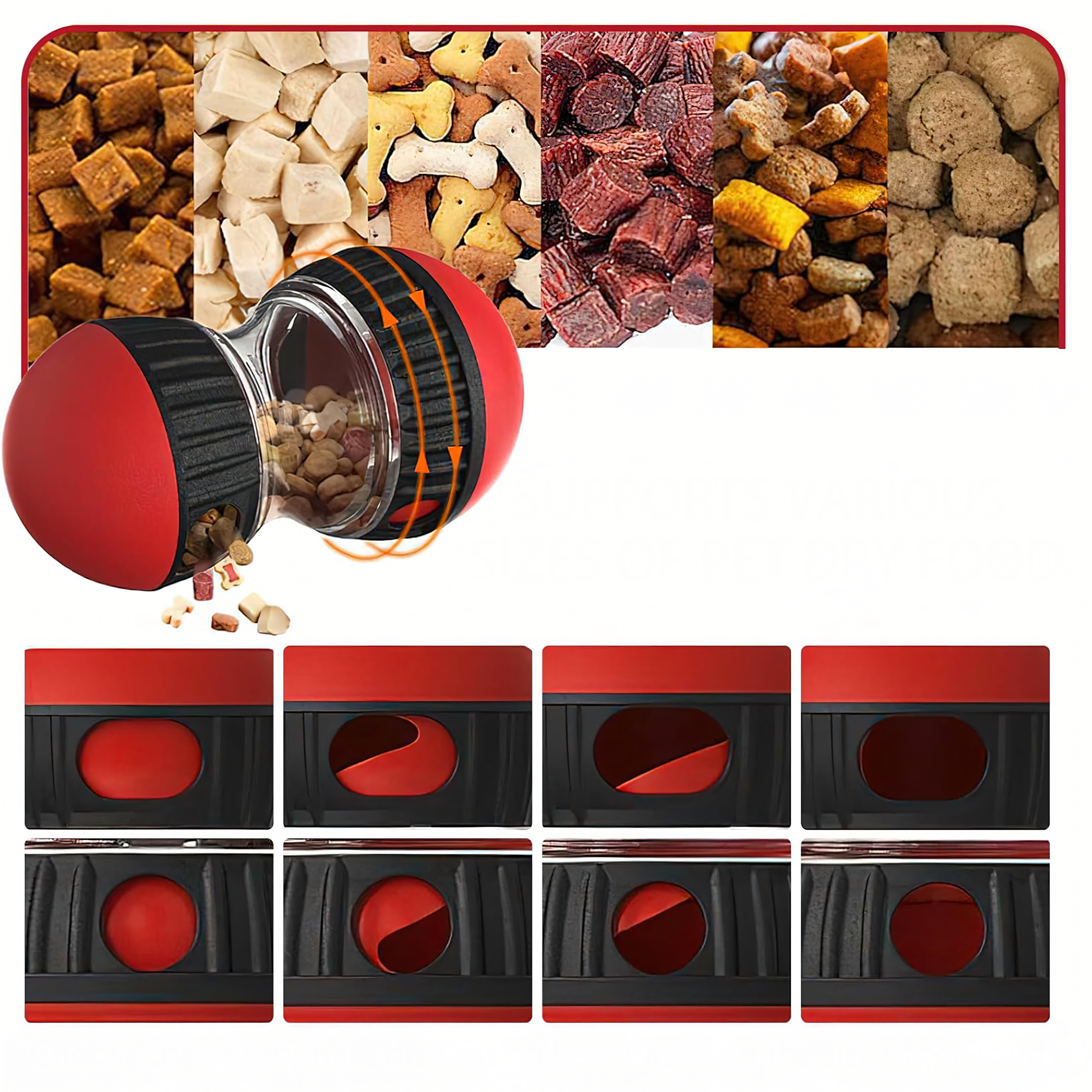 Interaktywna Zabawka Dozownik do Karmienia Psa na Przysmaki Spowalniająca - obrazek 3