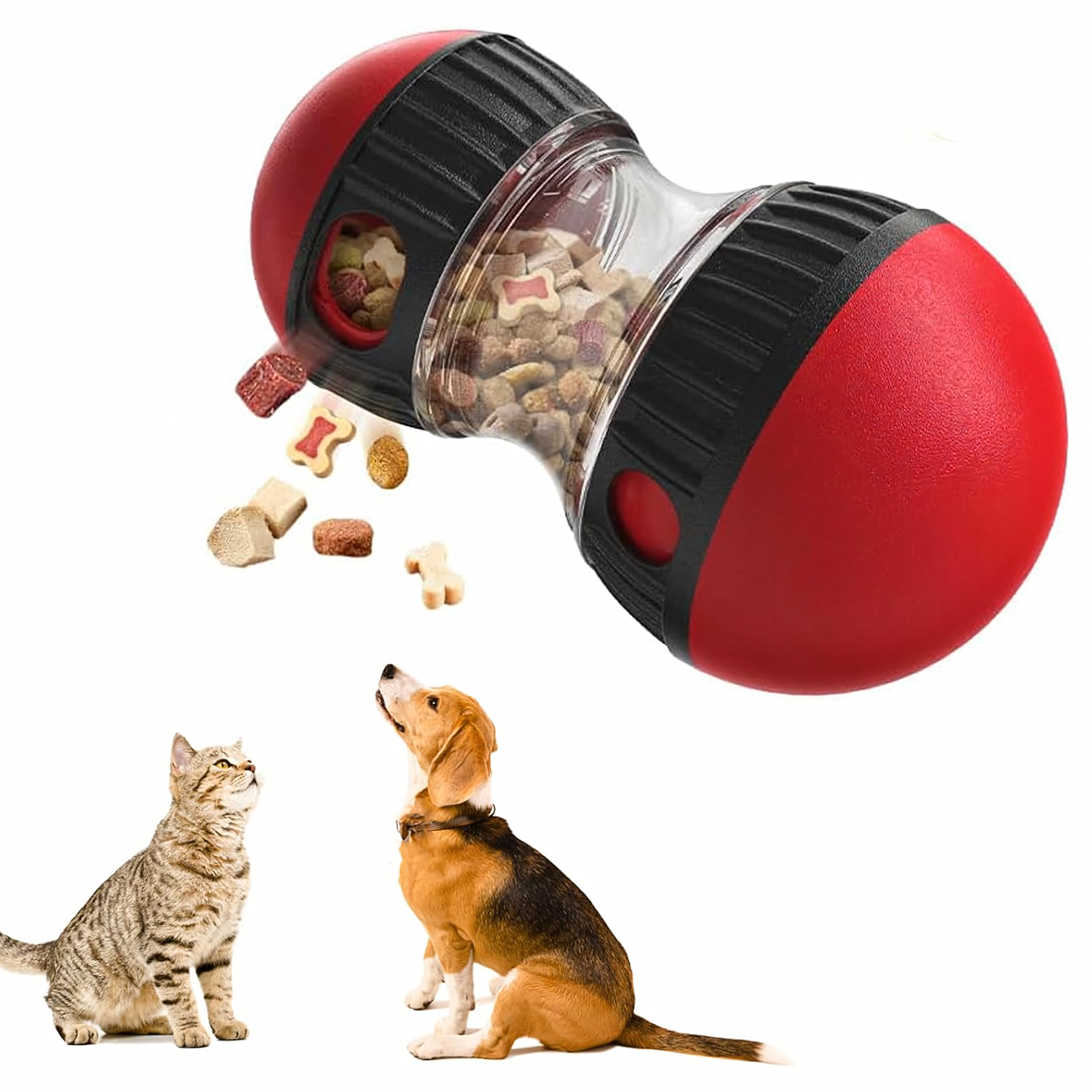 Interaktywna Zabawka Dozownik do Karmienia Psa na Przysmaki Spowalniająca - obrazek 11