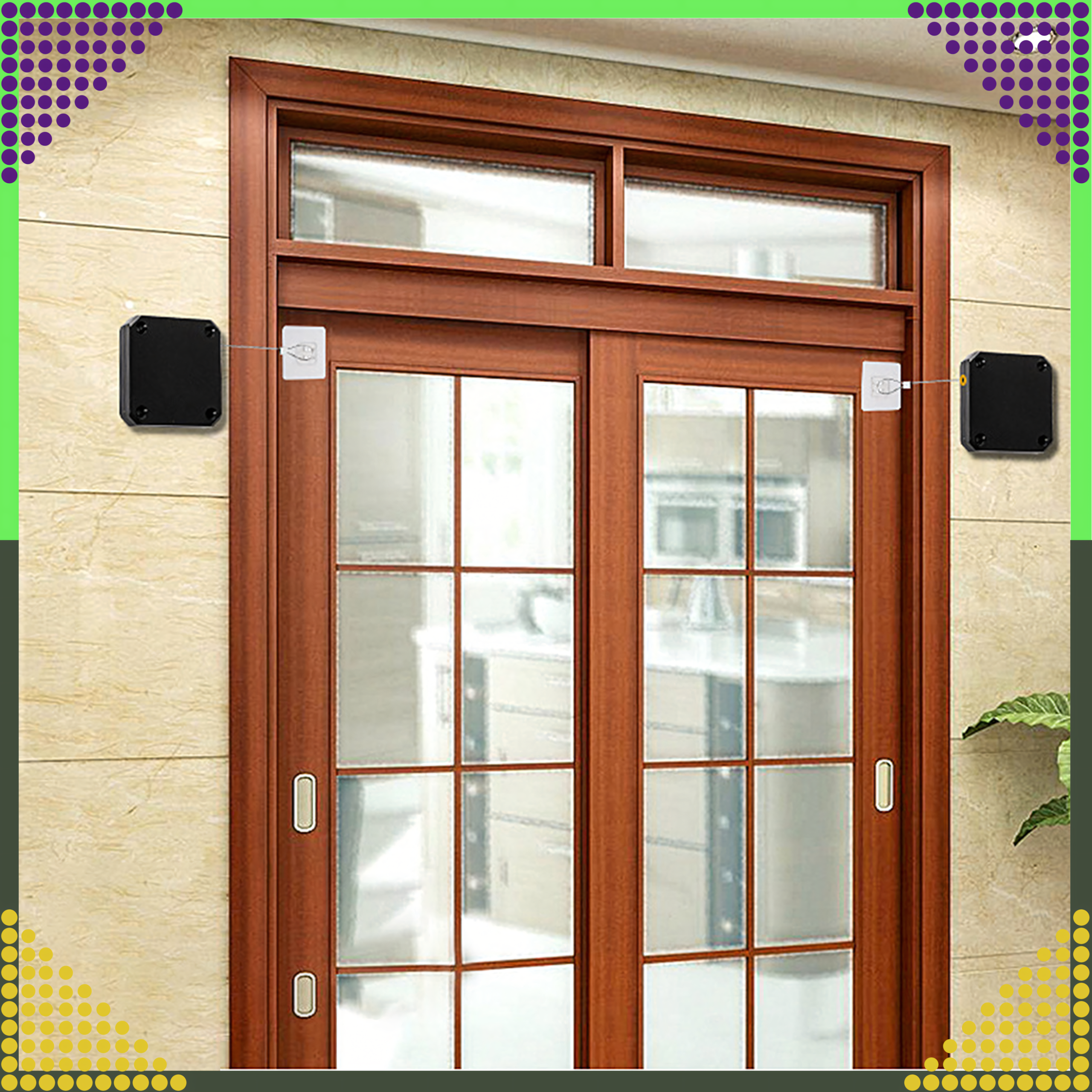 Samozamykacz do Drzwi Samoprzylepny Zwijany Linka Zamykacz Domykacz 500g - obrazek 5