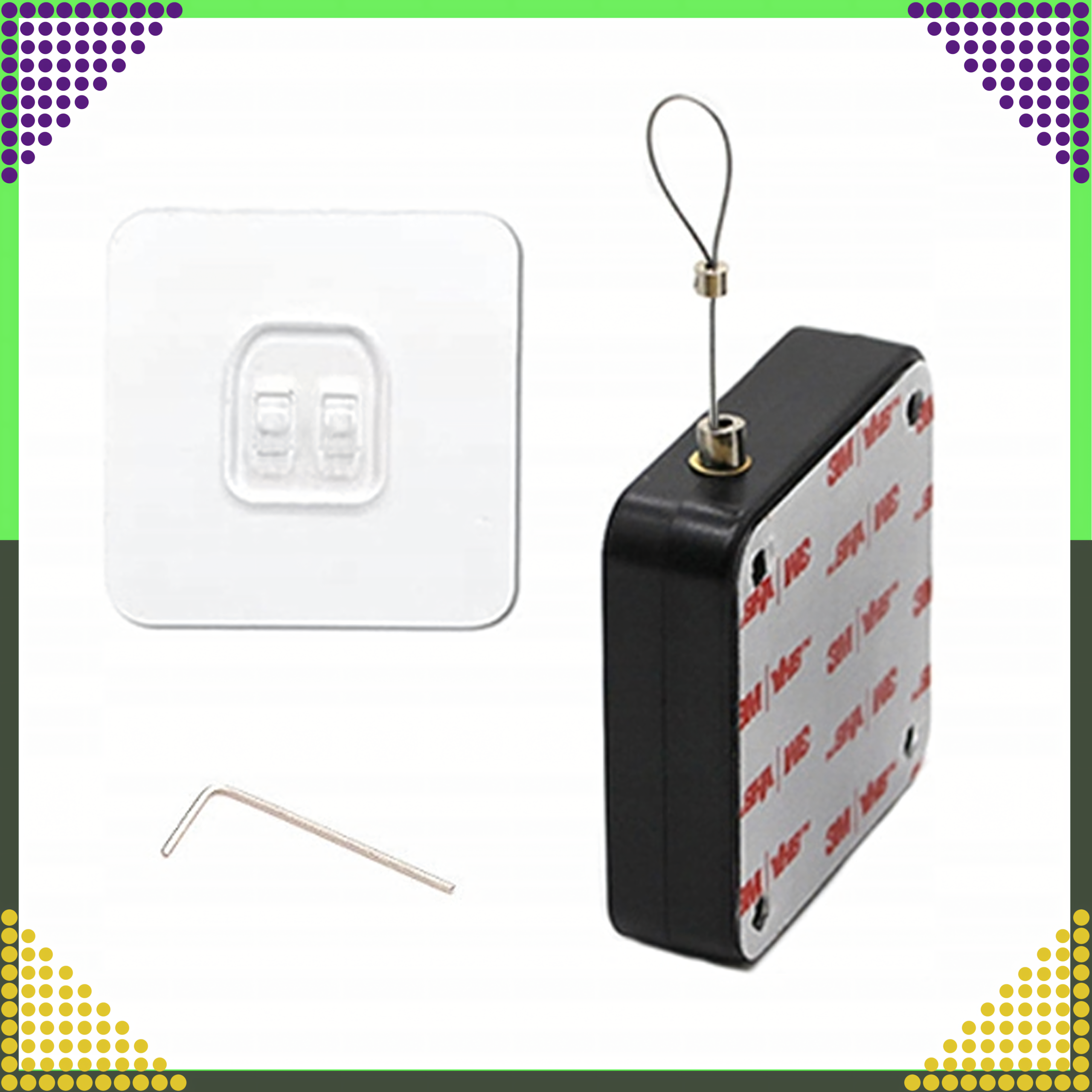 Samozamykacz do Drzwi Samoprzylepny Zwijany Linka Zamykacz Domykacz 500g - obrazek 9