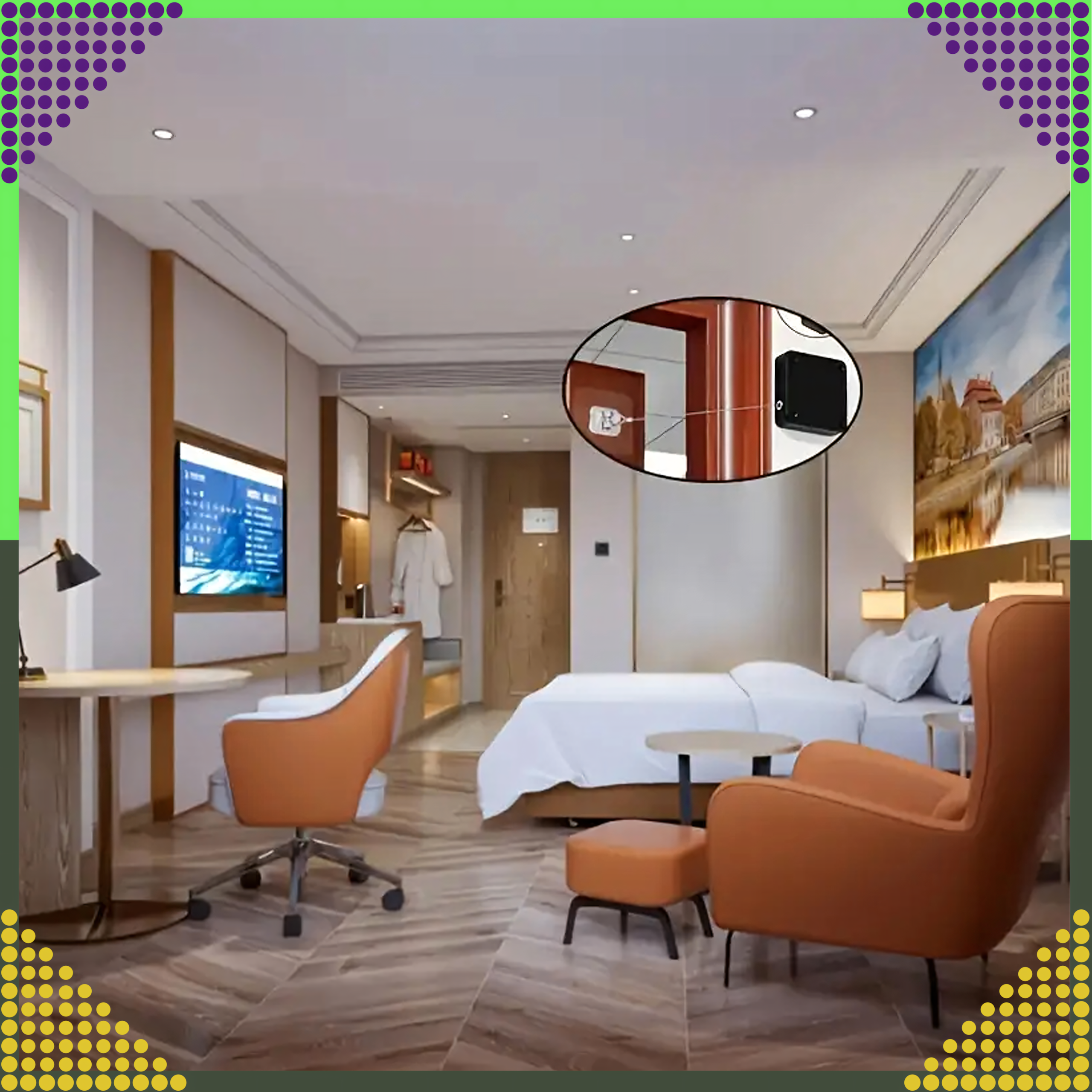 Samozamykacz do Drzwi Samoprzylepny Zwijany Linka Zamykacz Domykacz 800g - obrazek 5