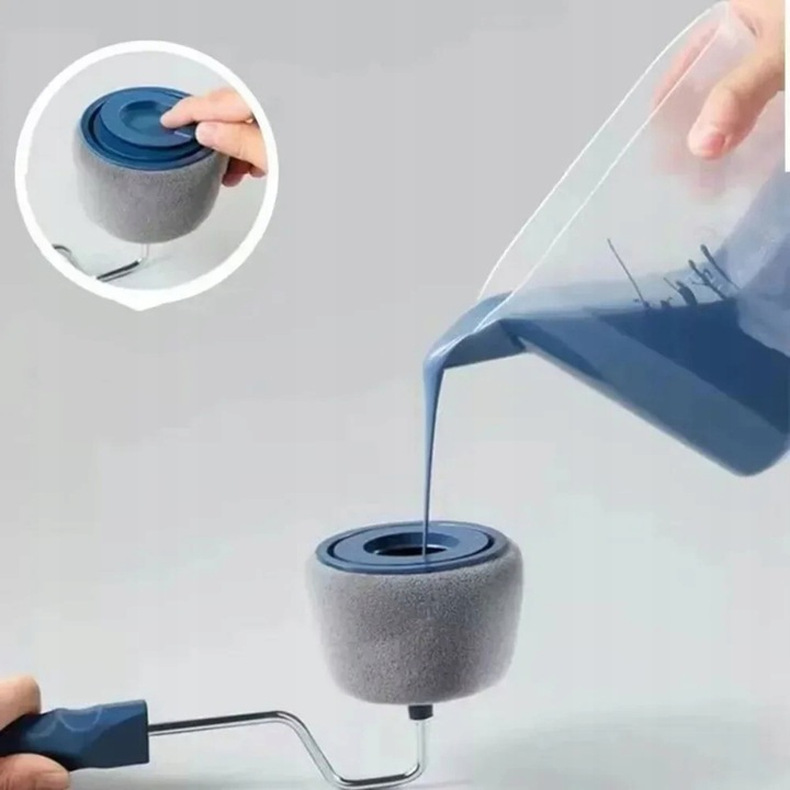 Wałek Malarski do Malowania Ścian Rogów Narożników Niekapiący Paint Roller - obrazek 5