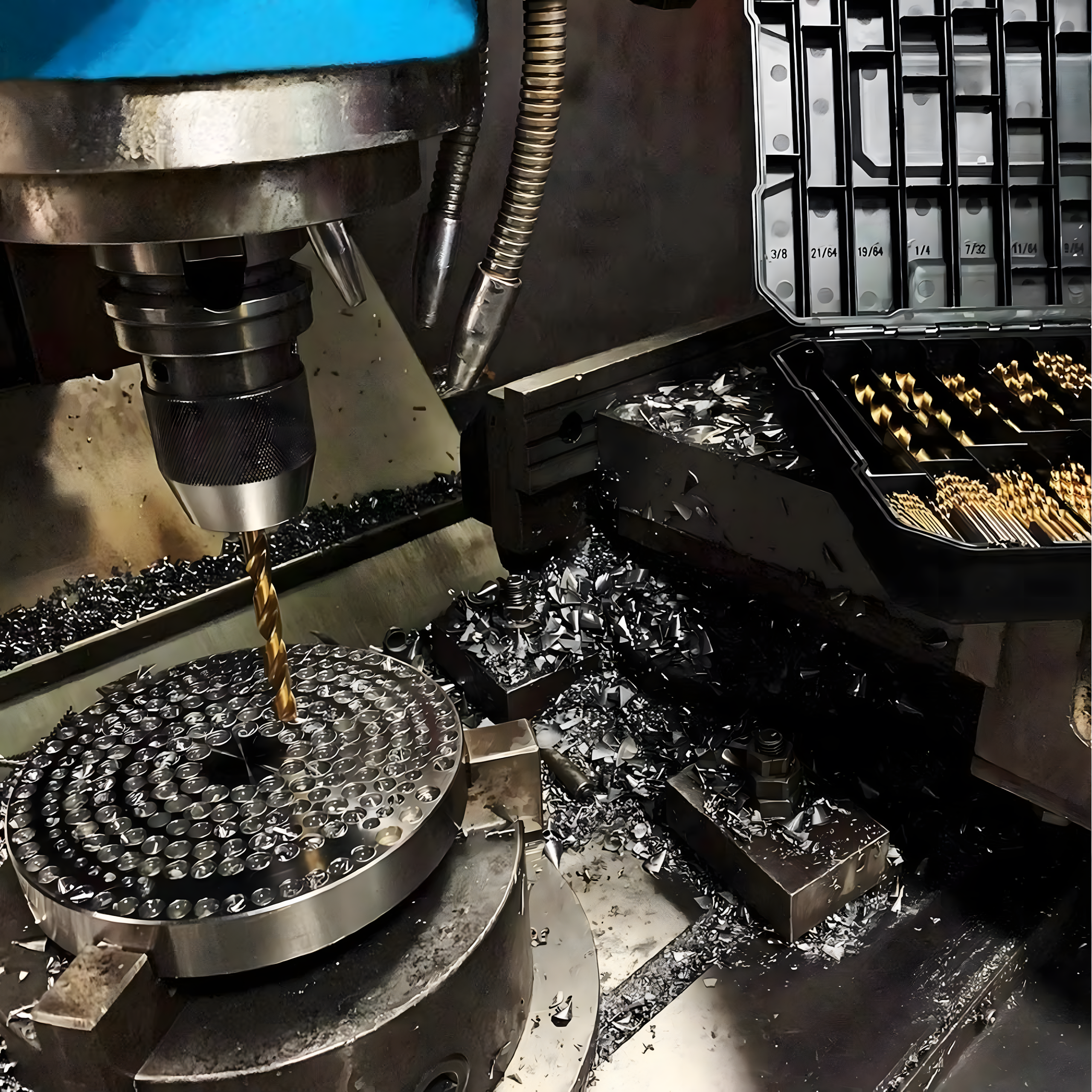 ZESTAW WIERTEŁ DO METALU DREWNA WIERTŁA TYTANOWE UNIWERSALNE 1,5-10mm 99 EL - obrazek 10