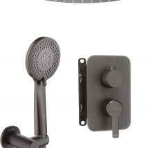 Zestaw prysznicowy podtynkowy z wylewką wannową