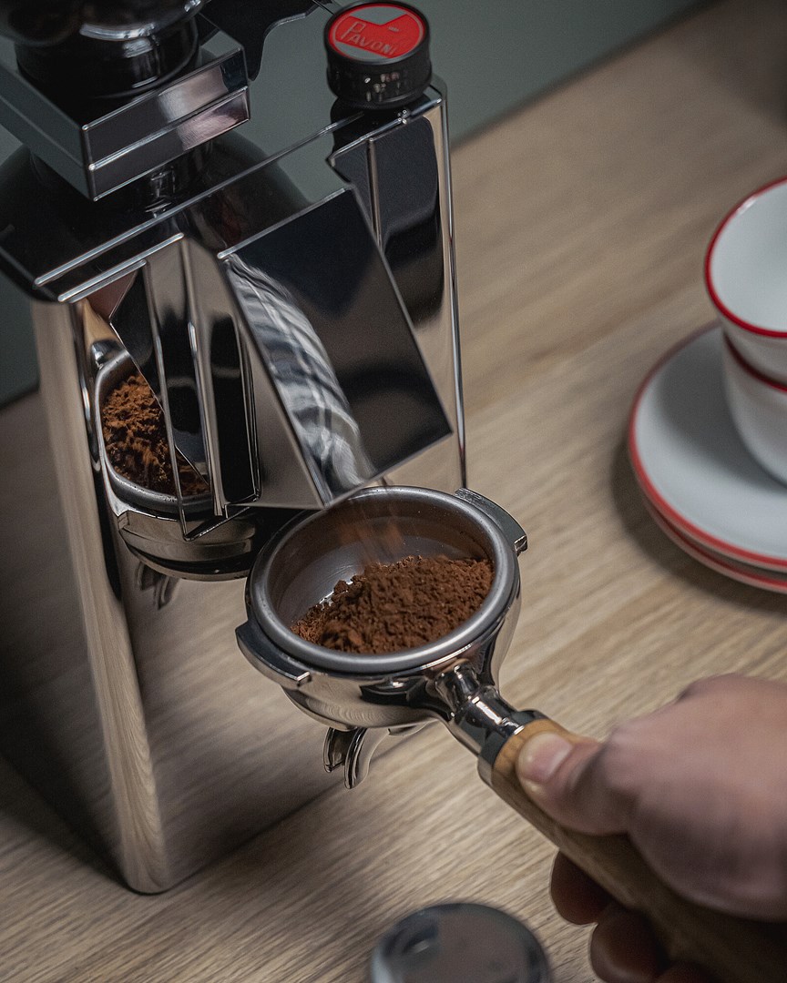 Młynek do kawy La Pavoni Nuovo Kube Młyn cromo - obrazek 6