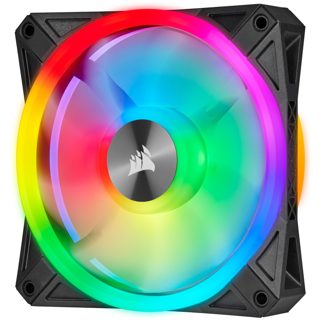 Wentylator Corsair iCUE QL140 RGB PWM - 140mm, czarny - obrazek 3
