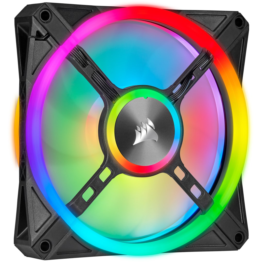 Wentylator Corsair iCUE QL140 RGB PWM - 140mm, czarny - obrazek 4