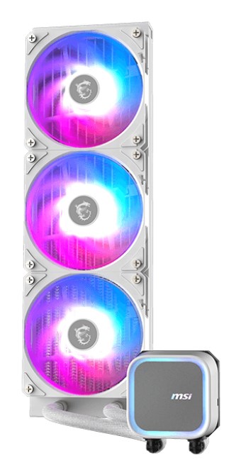 Chłodzenie wodne MSI MAG CoreLiquid A13 360 WHITE - obrazek 3