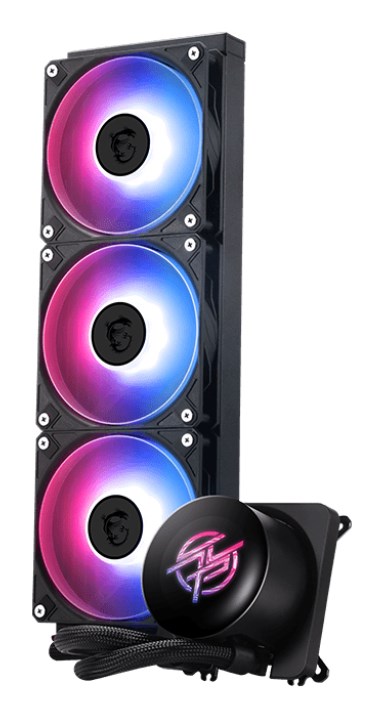 Chłodzenie wodne MSI MPG CORELIQUID P13 360 ARGB 3x120mm - obrazek 3