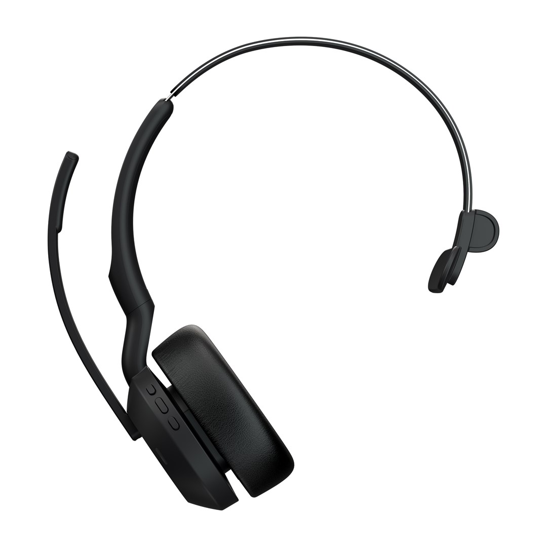 Jabra 25599-889-989 słuchawki/zestaw słuchawkowy Przewodowy i Bezprzewodowy Opaska na głowę Biuro/centrum telefoniczne Bluetooth Podstawka do ładowania Czarny - obrazek 4