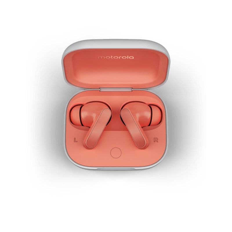 Słuchawki Motorola Moto buds Peach Pink - obrazek 4