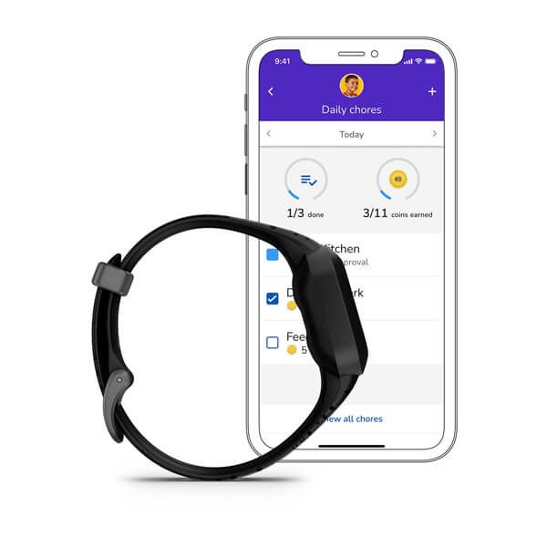 Smartwatch Garmin Vivofit JR 3 Black Cosmic (010-02441-03) - obrazek 4