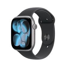 Apple Watch Series 11 GPS 46mm Space Grey Aluminium Case with Black Sport Band - M/L