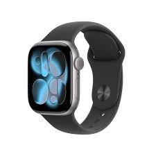 Zegarek Apple Watch Series 11 GPS 42mm Grey Aluminium z czarnym paskiem S/M