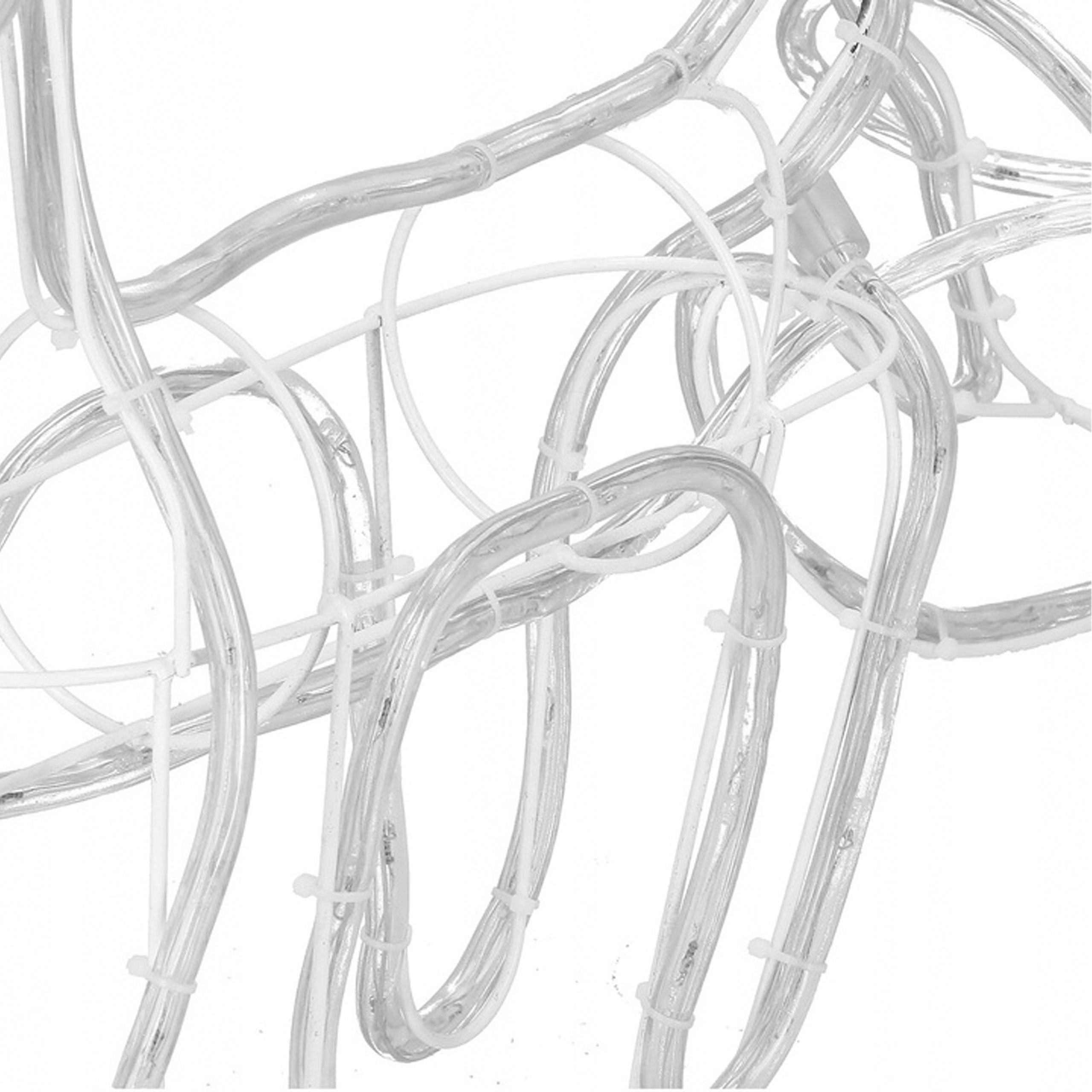 Renifer z Saniami Świąteczny Świecący 240 Led Ozdoba Zewnętrzna Dekoracja - obrazek 10