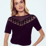 Bluzka Model Floriana Black - Eldar