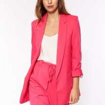 Różowa marynarka oversize Z43 Pink – Nife