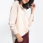 Beżowa wiskozowa koszula K73 Beige - Nife - obrazek 5