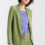 Marynarka lniana Z55 Green Pistacja - Nife - obrazek 5