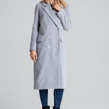 Płaszcz Damski Model M681 Grey – Figl