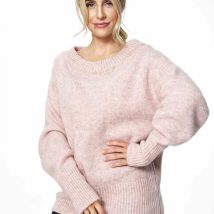 Sweter Damski Model M882 Light Pink – Figl