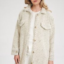 Płaszcz Damski Model M808 Ecru – Figl