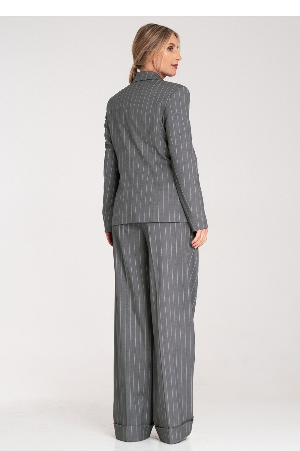 Marynarka Model M1085 Grey - Figl - obrazek 5