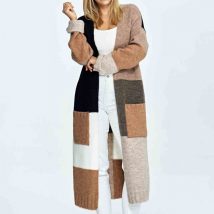 Sweter Kardigan Model M896 Black/Brown – Figl