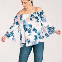 Bluzka Model M1142 Blue – Figl