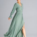 Sukienka Model M940 Oliwka - Figl - obrazek 3